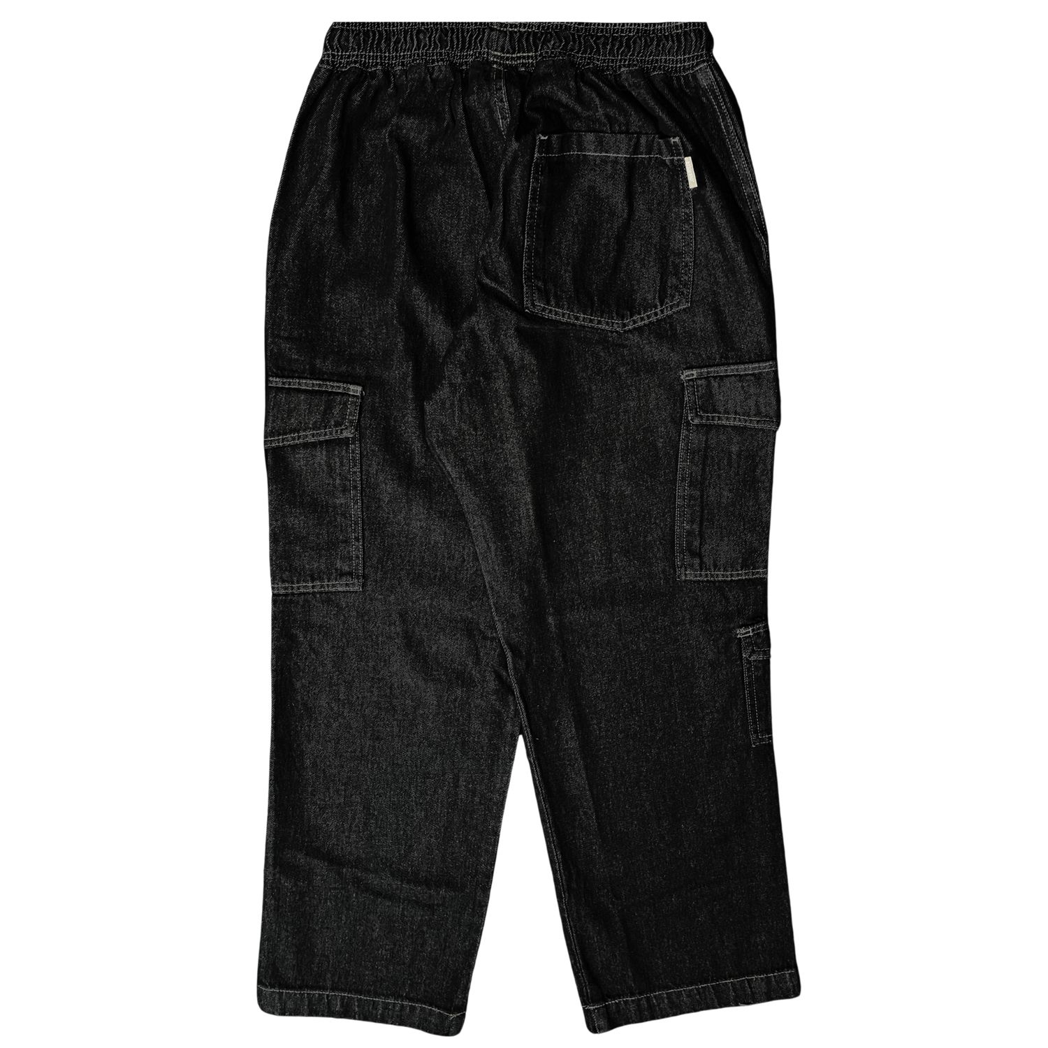 CALÇA CARGO JEANS NEW POCKETS JOHN ROGER - BLACK STONED