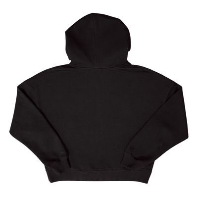 MOLETOM BOXY FEMININO ZÍPER BORDADO JOHN ROGER - PRETO