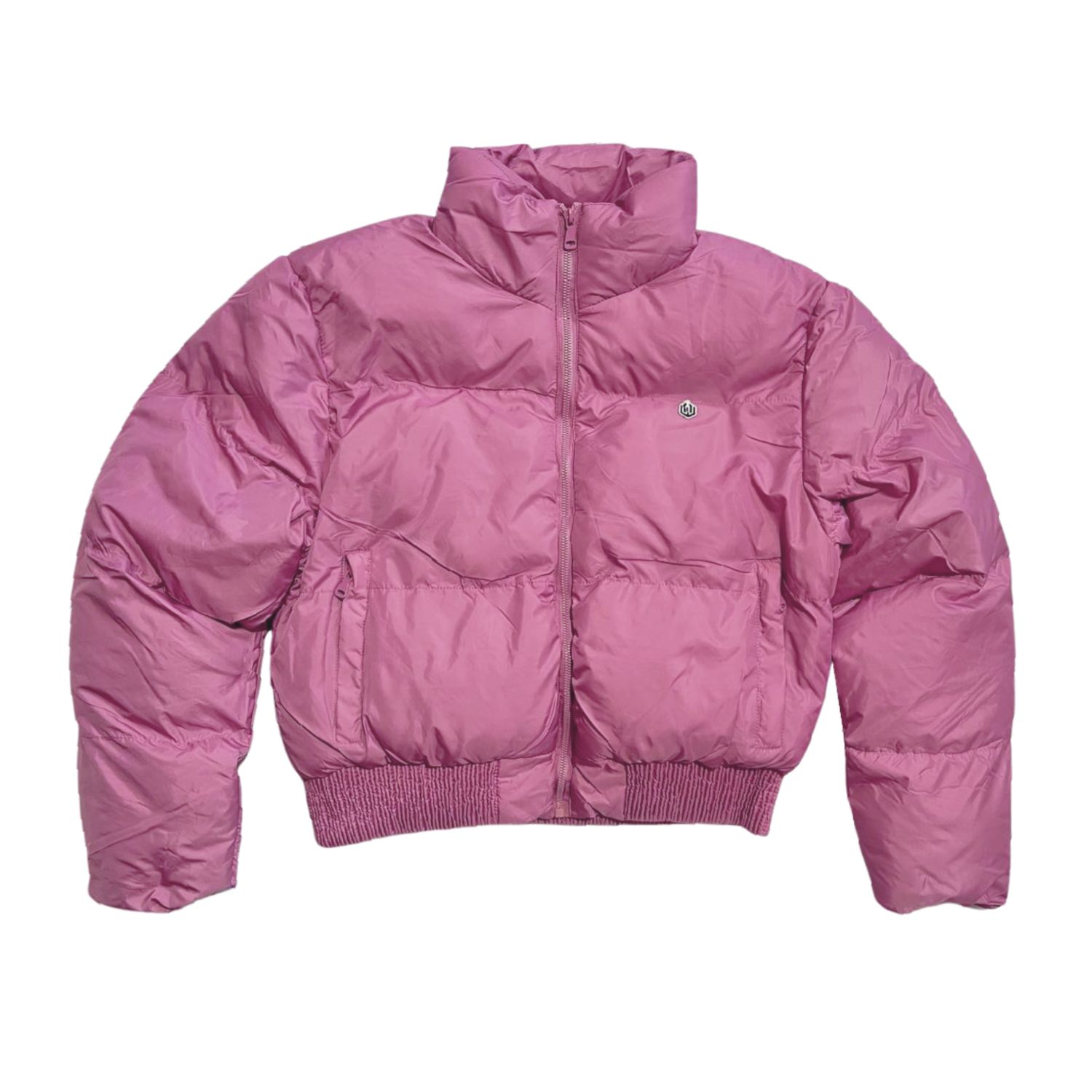JAQUETA FEMININA PUFFER NYLON - ROSA