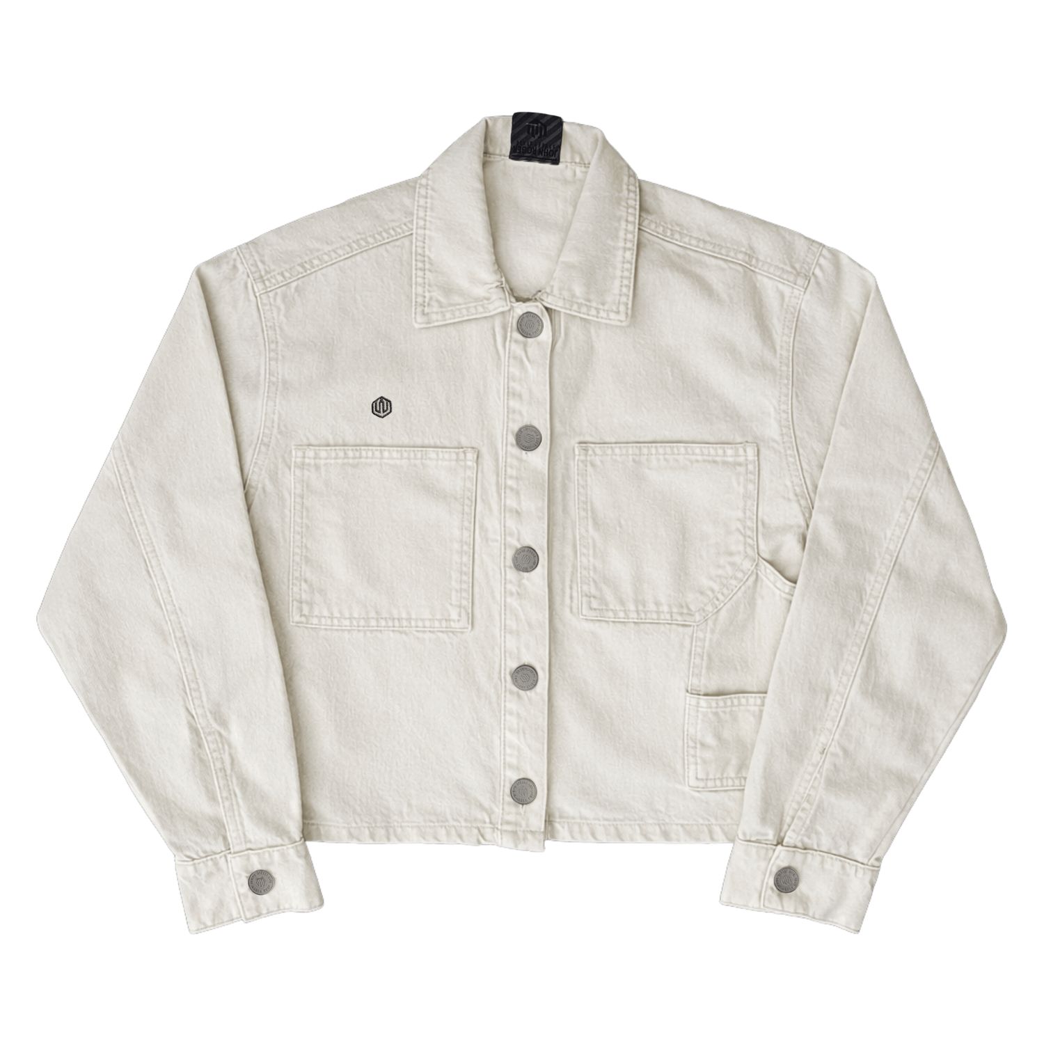 JAQUETA FEMININA JEANS JOHN ROGER - OFF WHITE