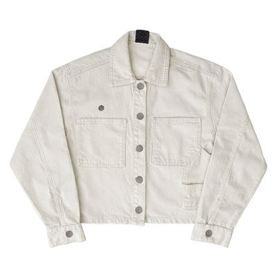 JAQUETA FEMININA JEANS JOHN ROGER - OFF WHITE