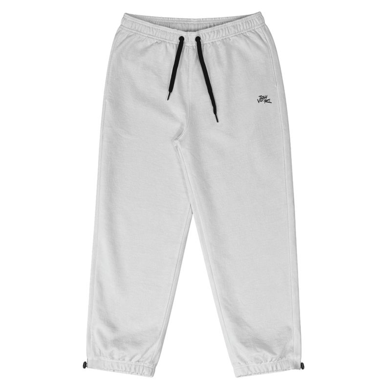 CALÇA RETA MOLETOM JOHN ROGER - OFF WHITE