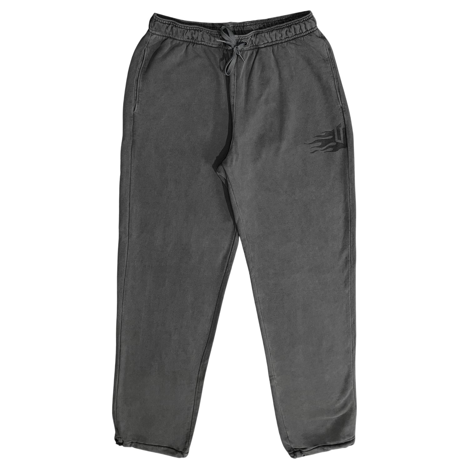 CALÇA MOLETOM TINTURADO JOHN ROGER - CINZA