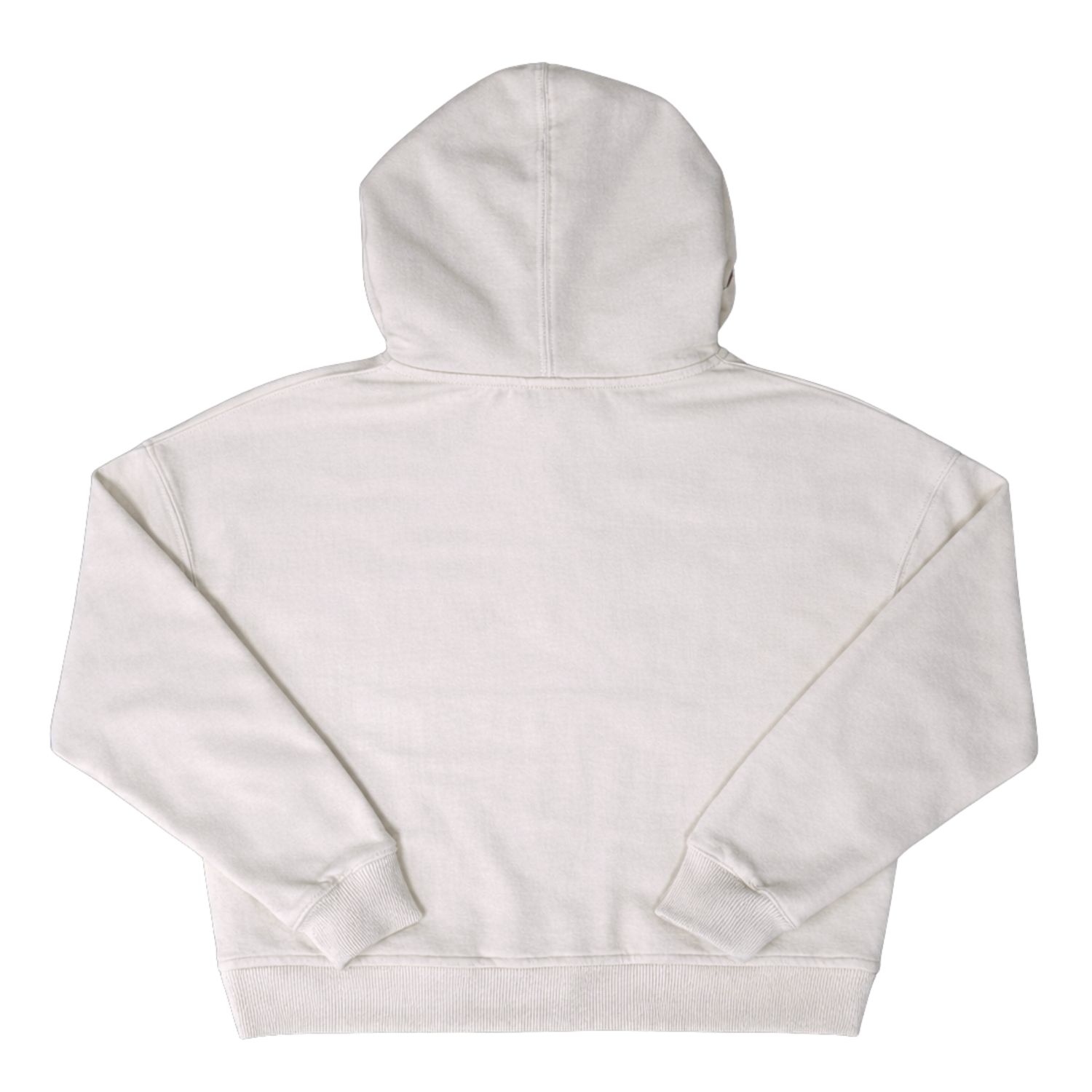 MOLETOM BOXY FEMININO ZÍPER BORDADO JOHN ROGER - OFF WHITE