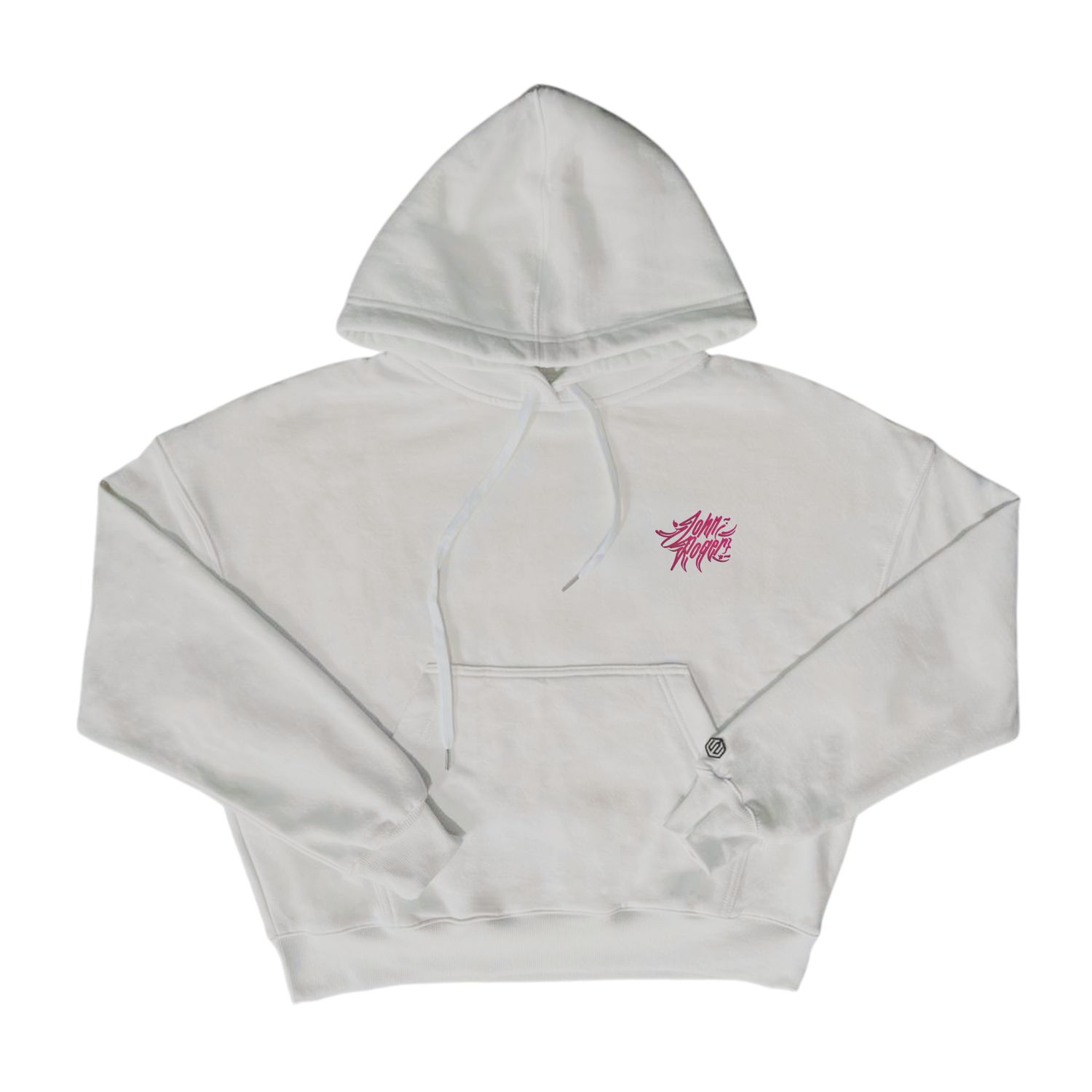 MOLETOM BOXY FEMININO CANGURU JOHN ROGER - OFF WHITE