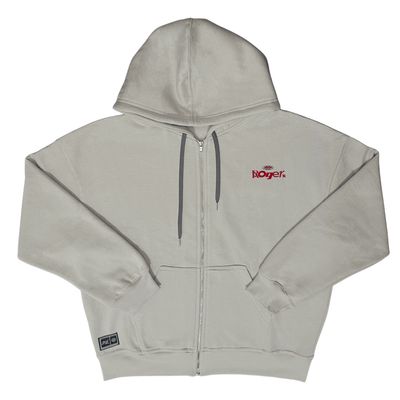 MOLETOM BOXY ZÍPER JOHN ROGER RUN - OFF WHITE