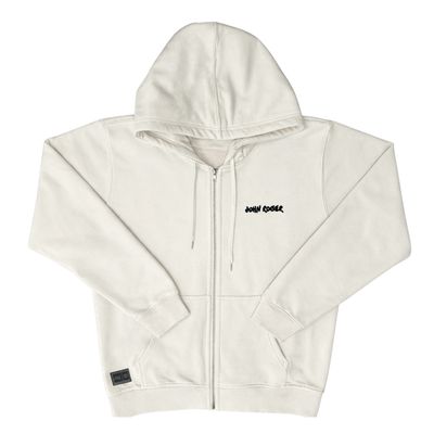 MOLETOM ZÍPER REGULAR BORDADO JOHN ROGER - OFF WHITE