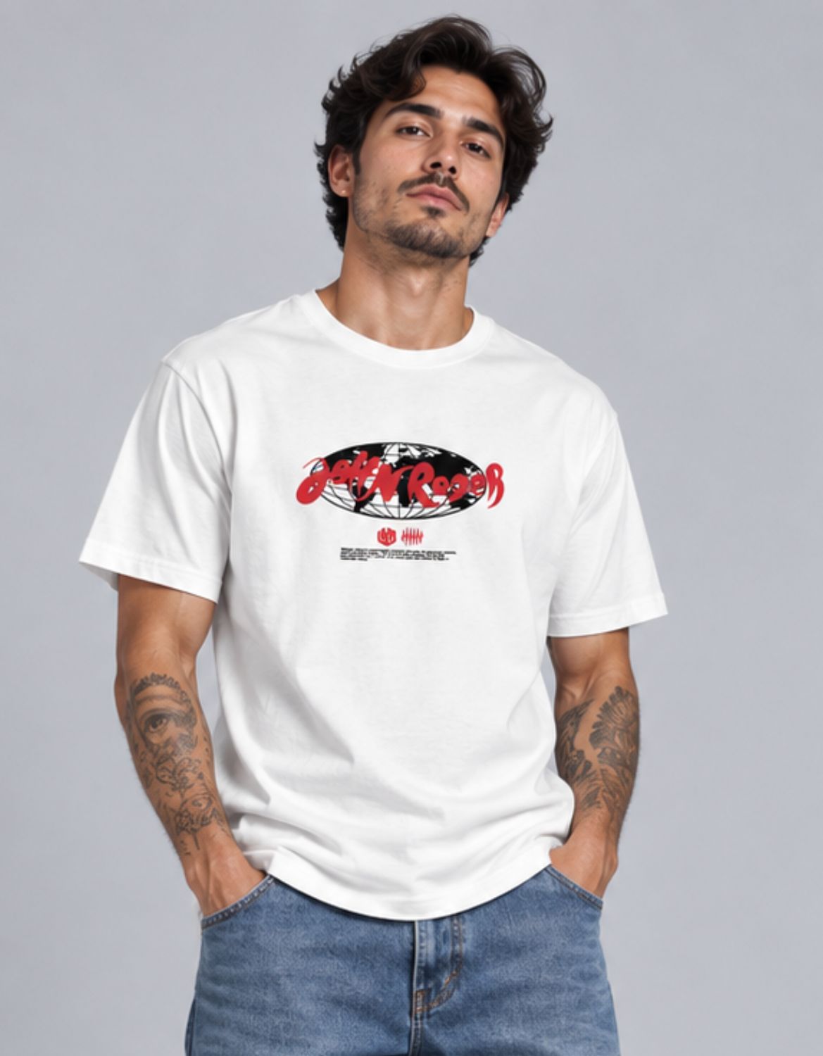 CAMISETA BASIC LIGHT JR PANTHER- OFF WHITE