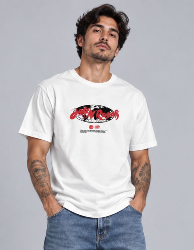 CAMISETA BASIC LIGHT JR PANTHER- OFF WHITE