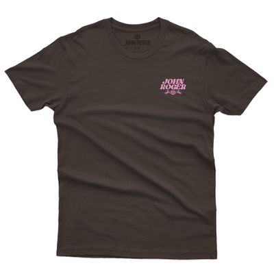 CAMISETA BASIC LIGHT SHINE BIG - MARROM
