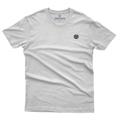 CAMISETA BASIC LIGHT LOGO OFICIAL II - BRANCO
