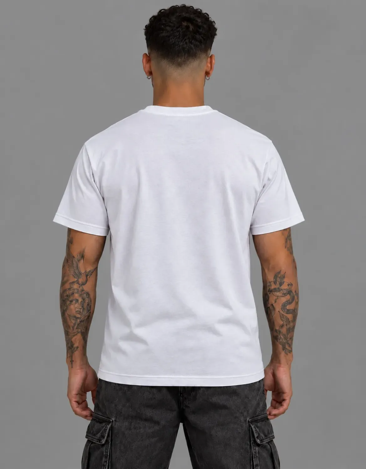 CAMISETA BASIC LIGHT LOGO OFICIAL JR - BRANCO