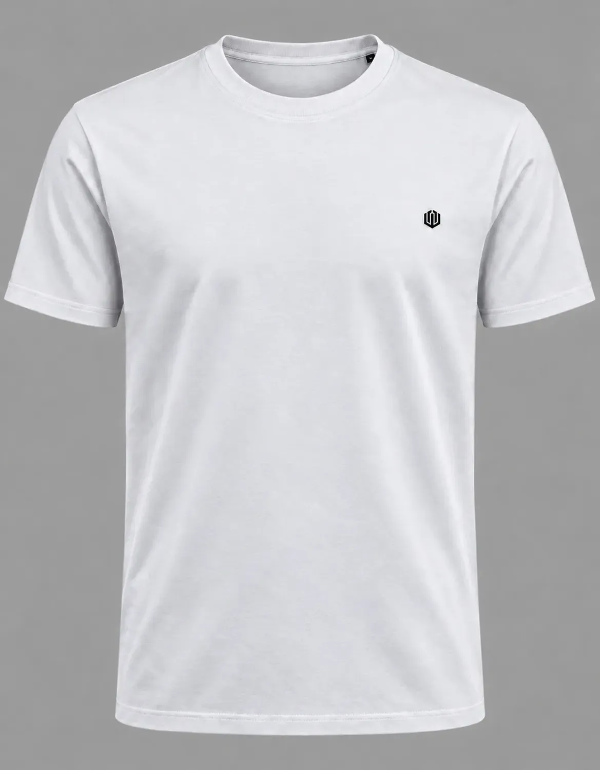 CAMISETA BASIC LIGHT LOGO OFICIAL JR - BRANCO