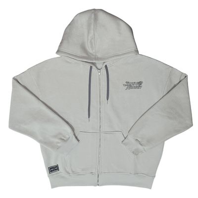 MOLETOM BOXY ZÍPER JOHN ROGER AIR - OFF WHITE