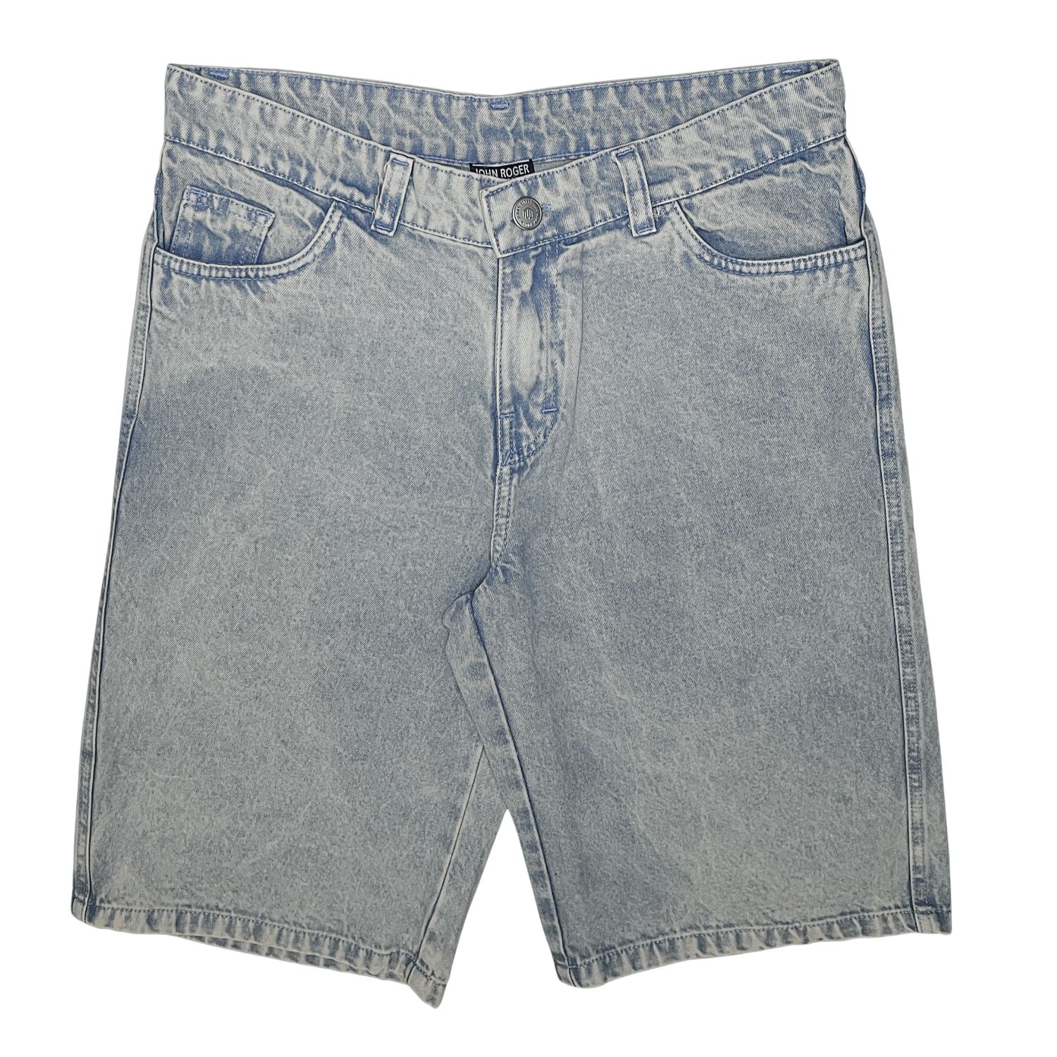 BERMUDA JORT FEMININO JOHN ROGER - DELAVE MARMORIZADO