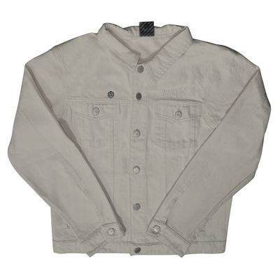 JAQUETA MASCULINA JEANS JOHN ROGER - OFF WHITE