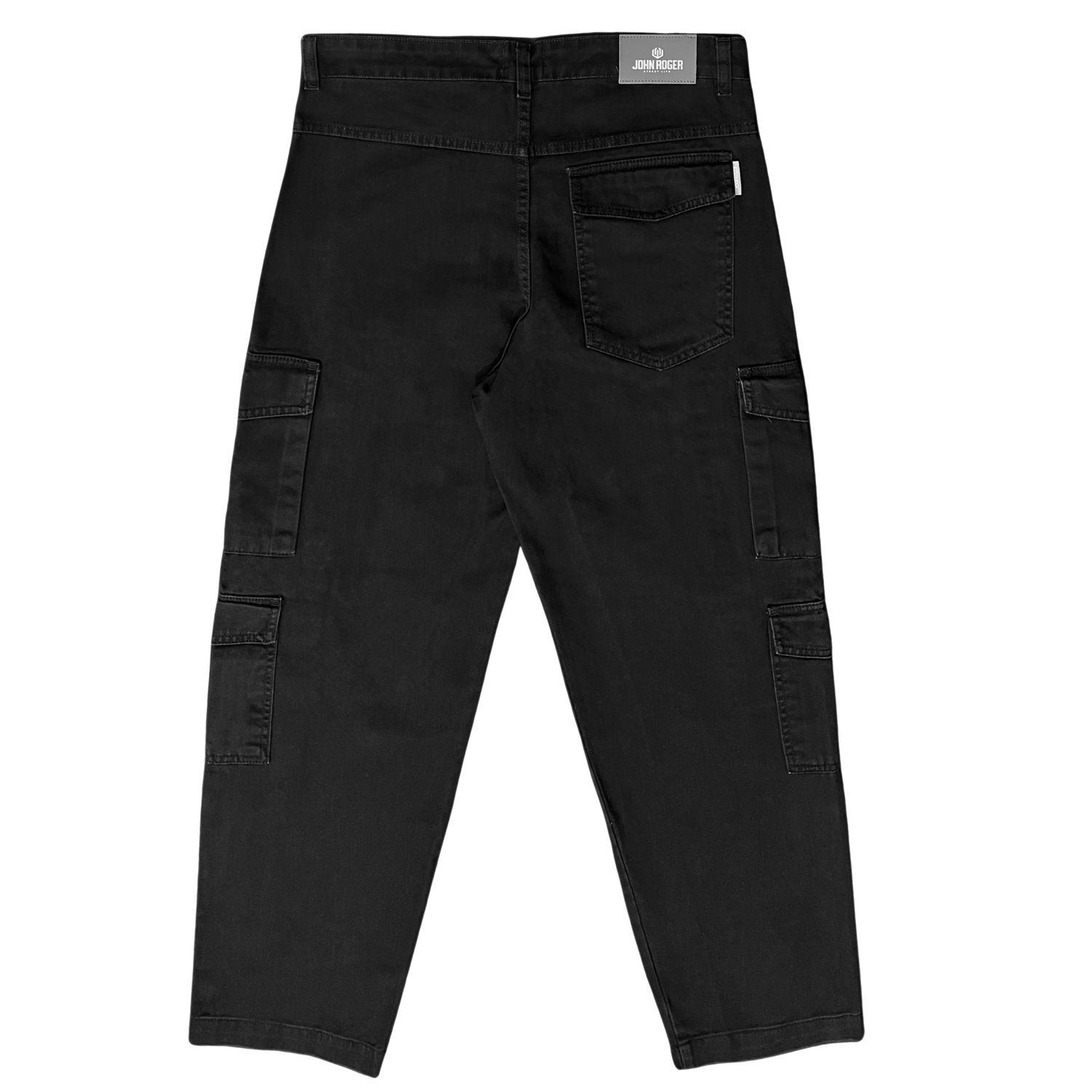 CALÇA COZ OVERSIZED CARGO SARJA JOHN ROGER - PRETO