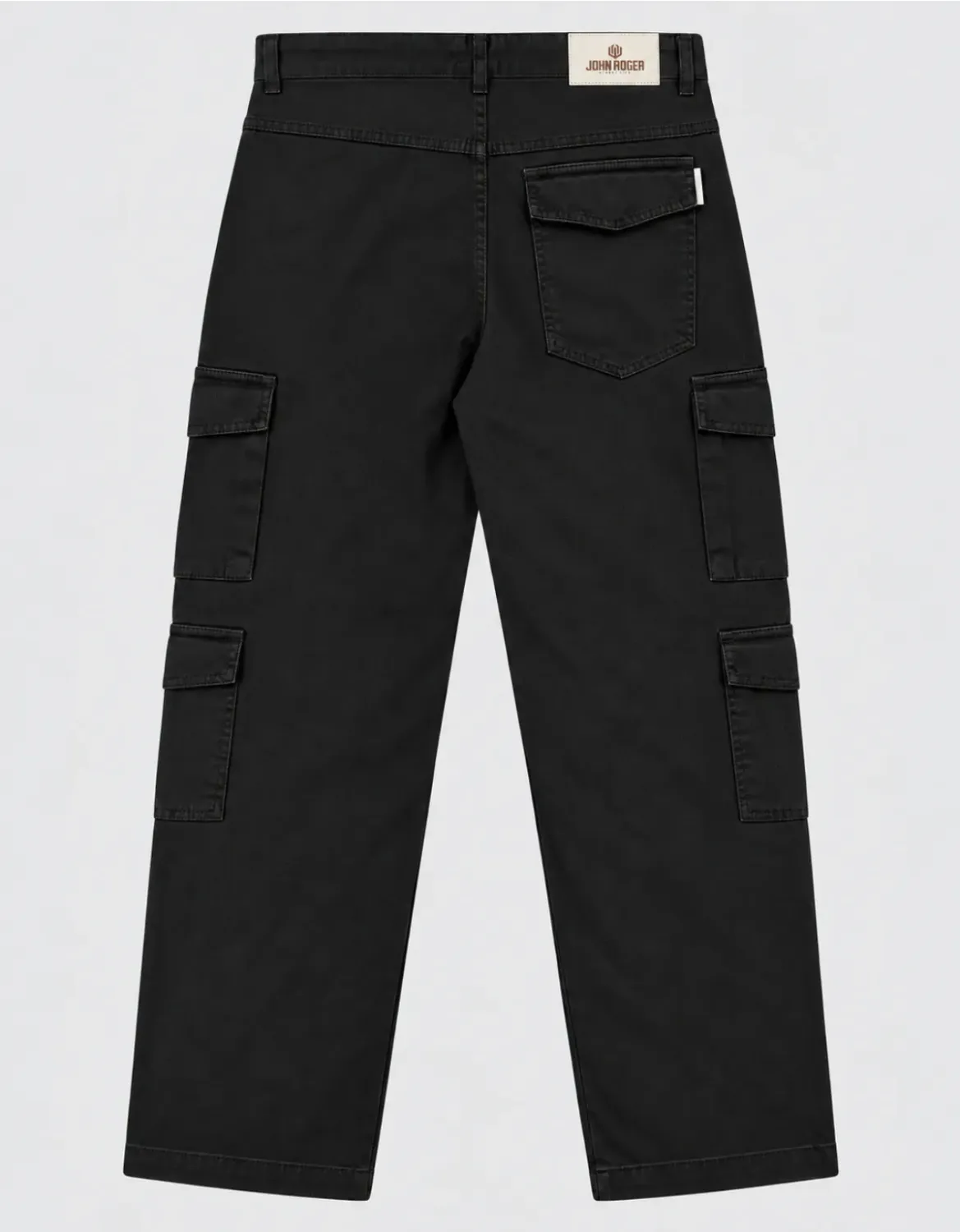 CALÇA COZ OVERSIZED CARGO SARJA JOHN ROGER - PRETO