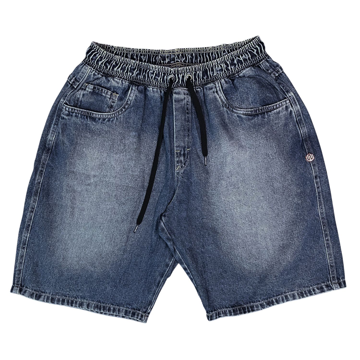 BERMUDA BAGGY JEANS ELASTICO JOHN ROGER - USED SUJINHO