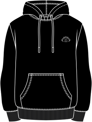 MOLETOM CANGURU NOBLE - PRETO