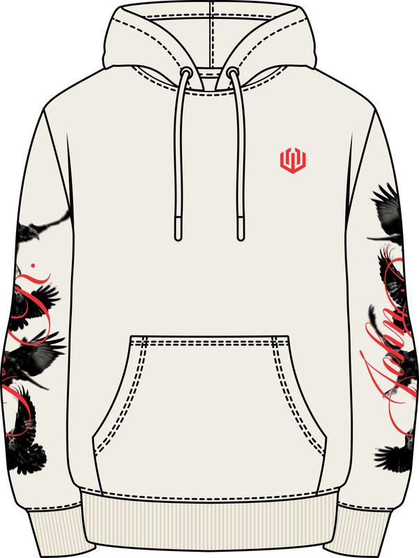 MOLETOM CANGURU WINGS - OFF WHITE