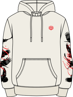 MOLETOM CANGURU WINGS - OFF WHITE