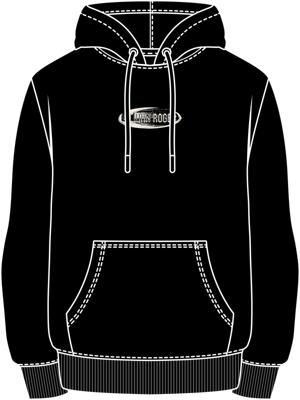 MOLETOM CANGURU DECAL - PRETO