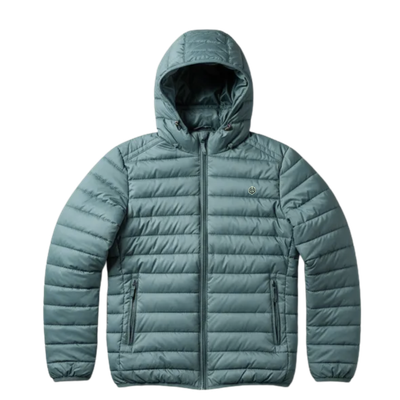 JAQUETA MASCULINA NYLON CAPUZ - VERDE