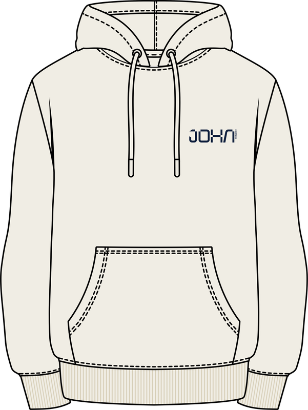 MOLETOM CANGURU HIGH TECH - OFF WHITE