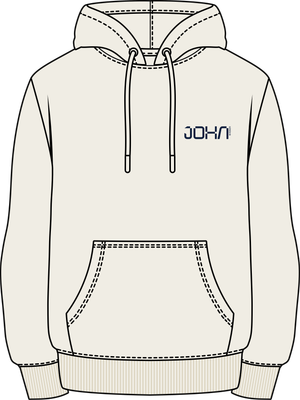 MOLETOM CANGURU HIGH TECH - OFF WHITE