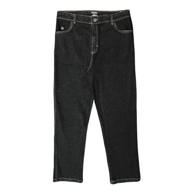 CALÇA REGULAR JEANS STRETCH JOHN ROGER - BLACK STOEND