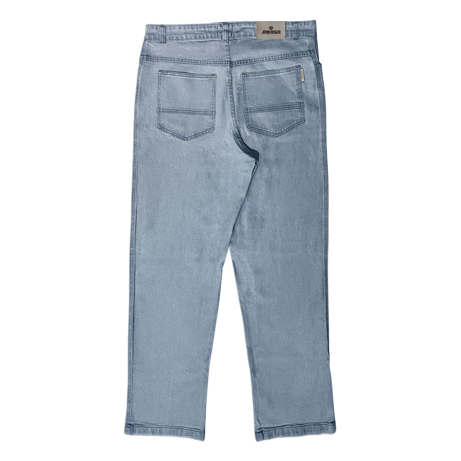 CALÇA REGULAR JEANS STRETCH JOHN ROGER - DELAVE MARMORE