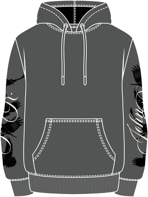 MOLETOM CANGURU WINGS - CINZA