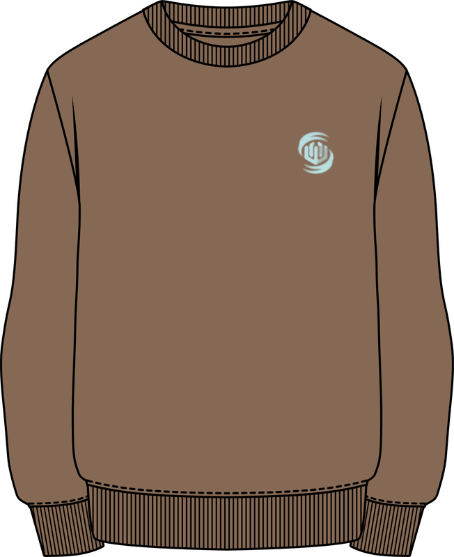 MOLETOM CARECA PORTAL - MARROM