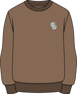 MOLETOM CARECA PORTAL - MARROM