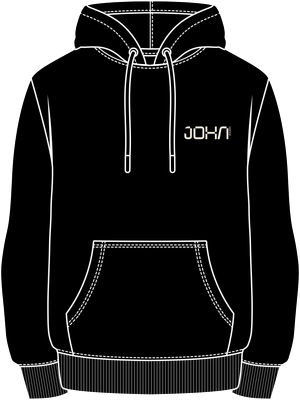 MOLETOM CANGURU HIGH TECH - PRETO