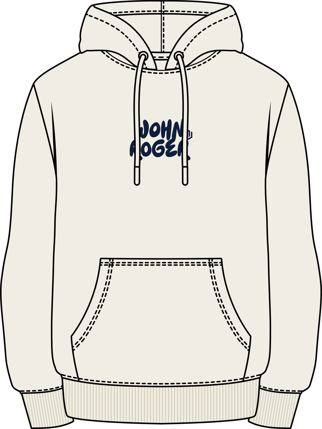 MOLETOM JUVENIL STREET LIFE - OFF WHITE