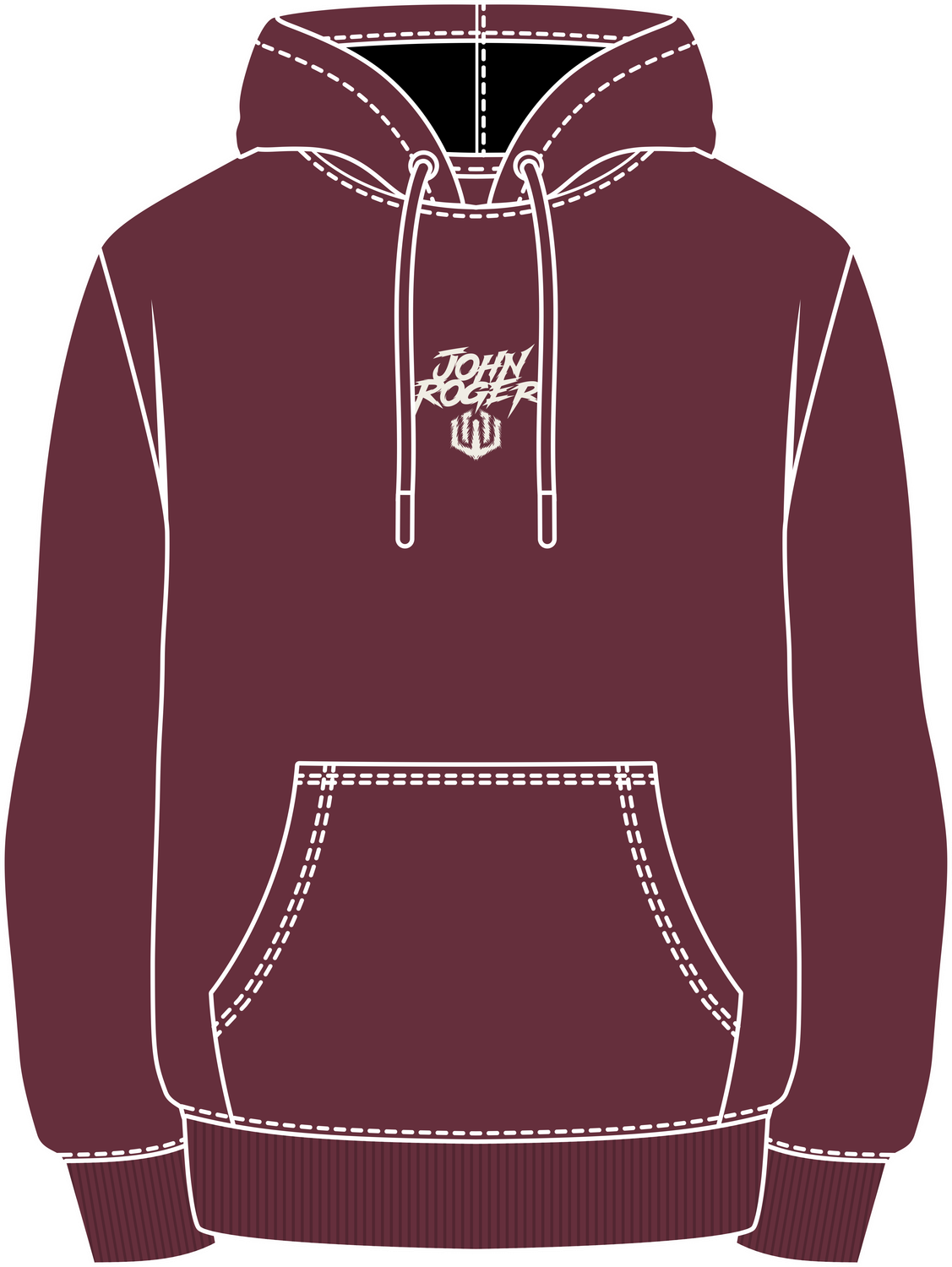 MOLETOM CANGURU HATCH - VINHO