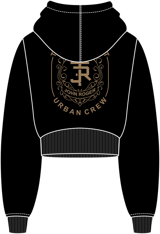 MOLETOM CROPPED PRIME - PRETO