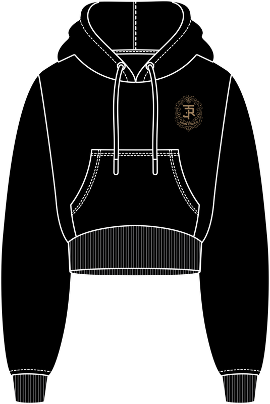 MOLETOM CROPPED PRIME - PRETO