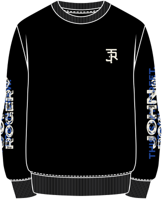 MOLETOM CARECA SCRIPT - PRETO