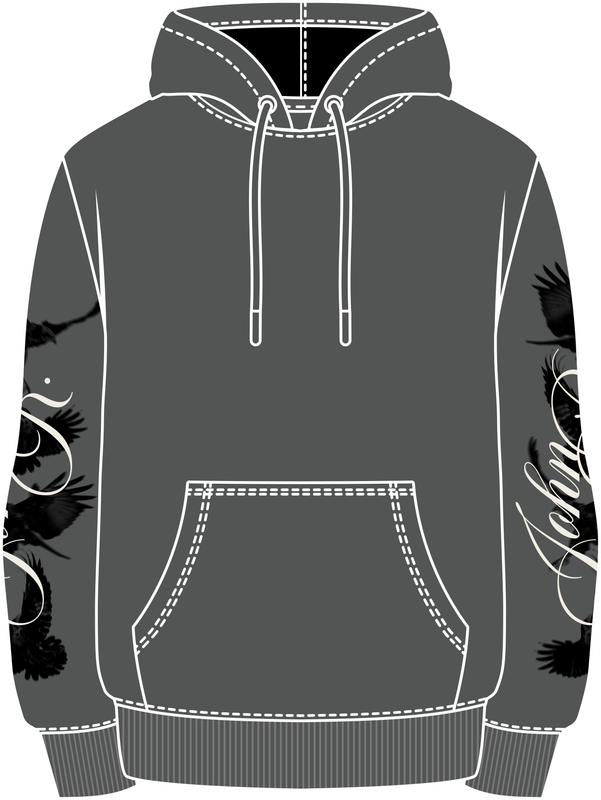 MOLETOM CANGURU WINGS BIG - CINZA