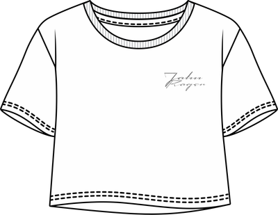 CROPPED OVERSIZED ROADWAY - BRANCO