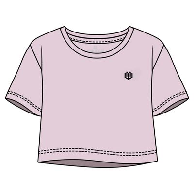 CROPPED OVERSIZED LOGO OFICIAL - ROSA