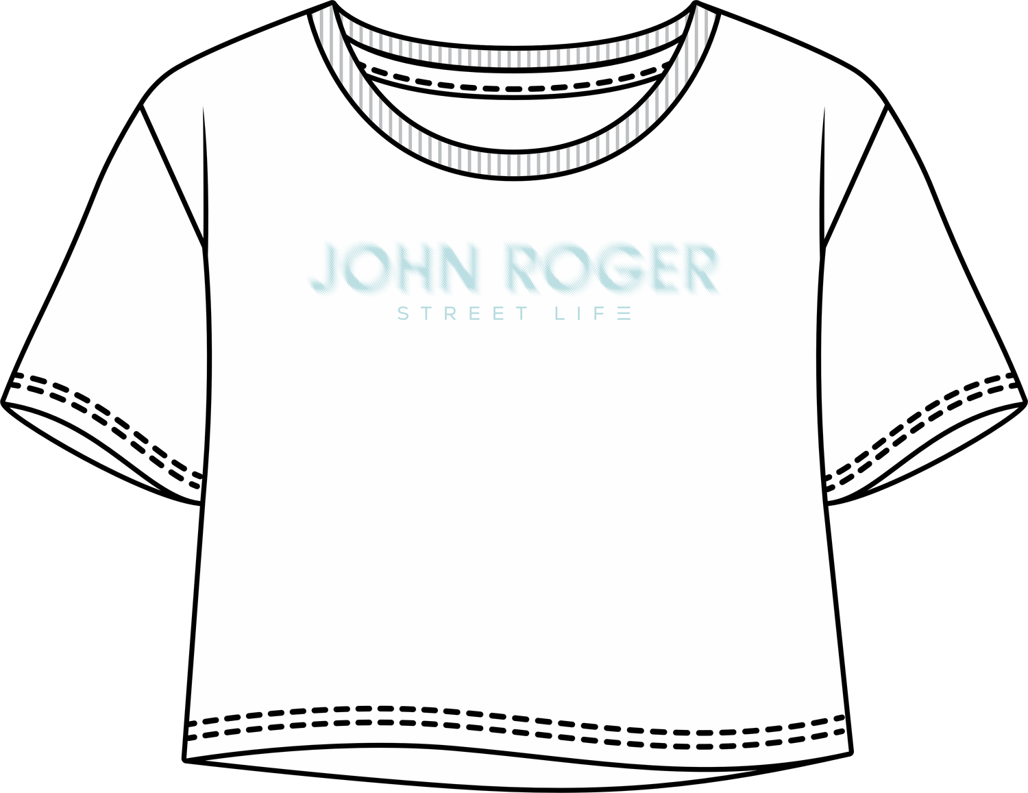 CROPPED OVERSIZED SPOT - BRANCO