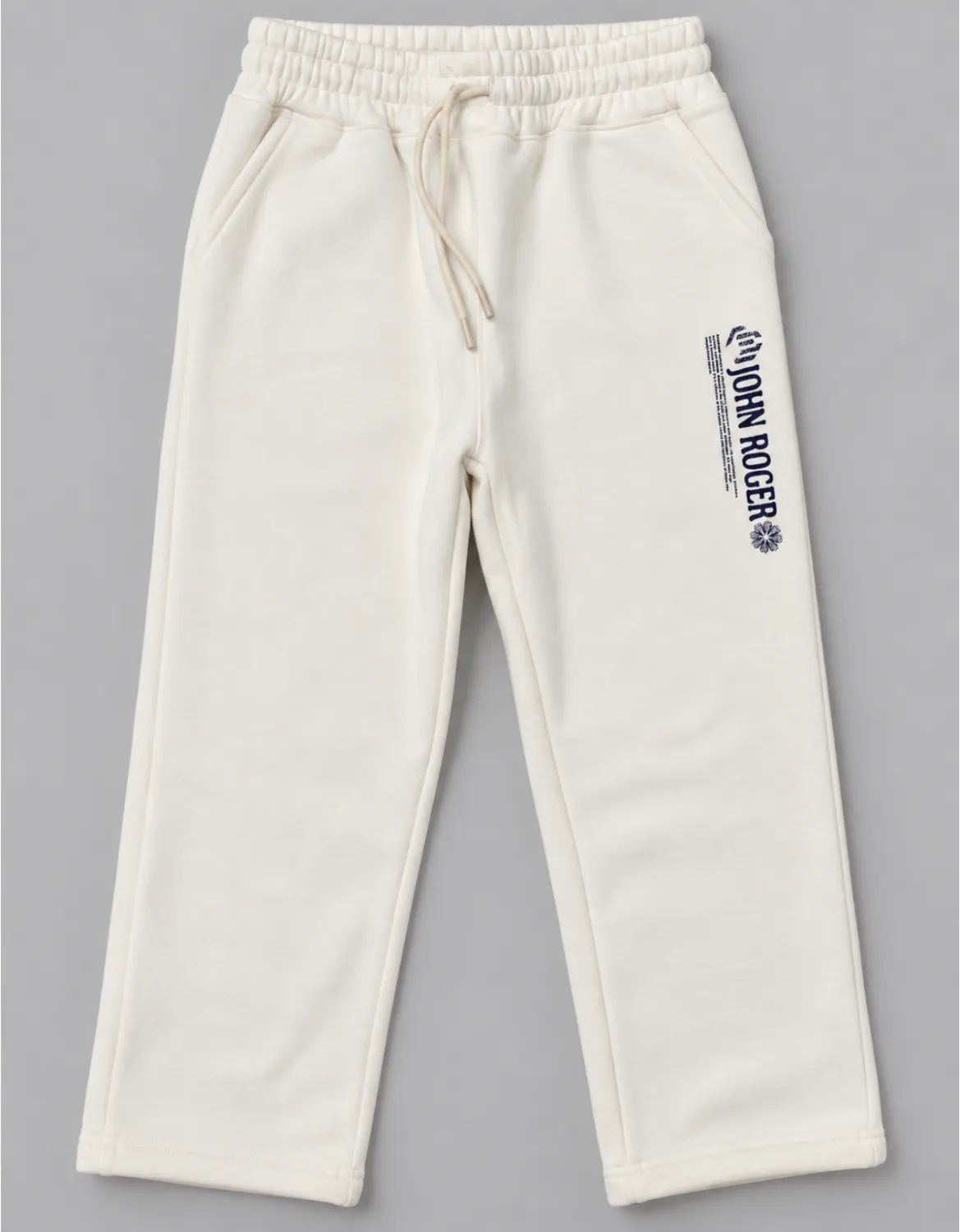 CALCA MOLETOM JUVENIL JOHN ROGER COPY - OFF WHITE