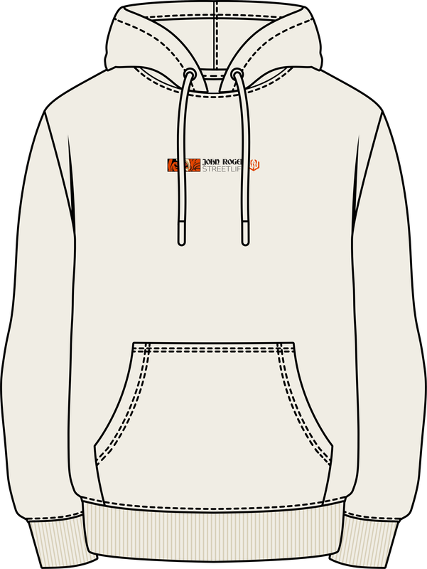 MOLETOM CANGURU TIGER - OFF WHITE