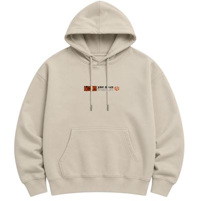 MOLETOM CANGURU TIGER - OFF WHITE