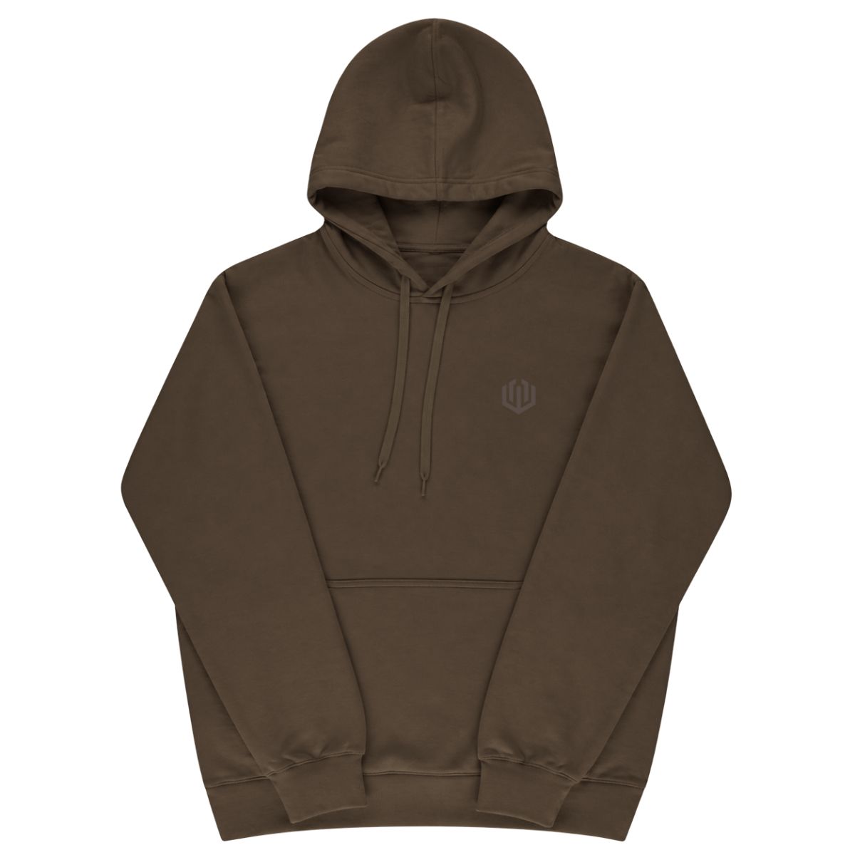 MOLETOM CANGURU LOGO OFICIAL - MARROM