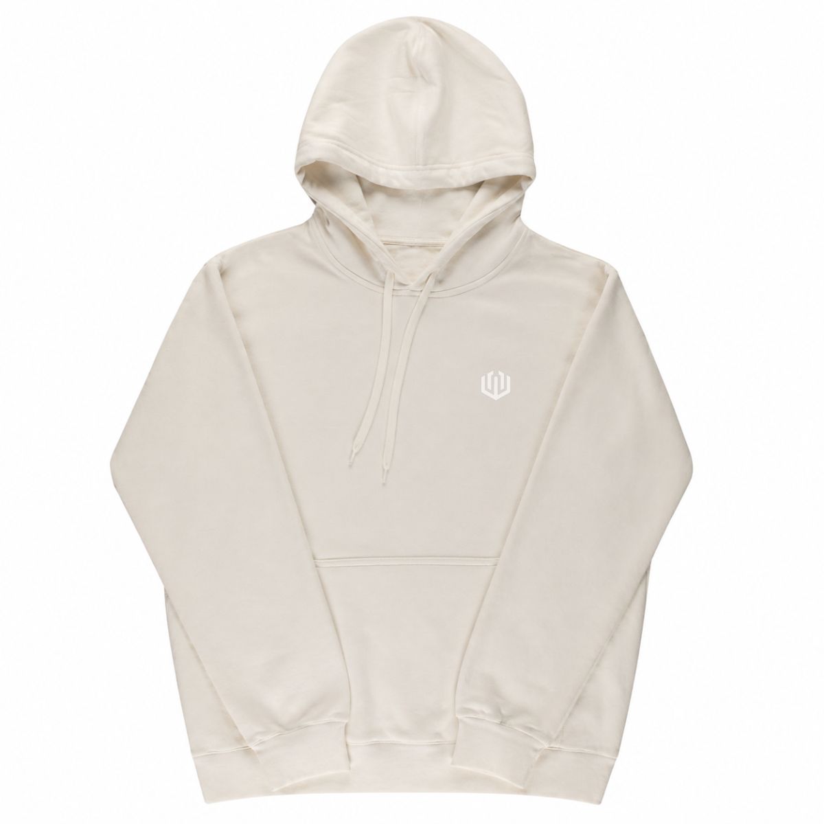 MOLETOM CANGURU LOGO OFICIAL - OFF WHITE